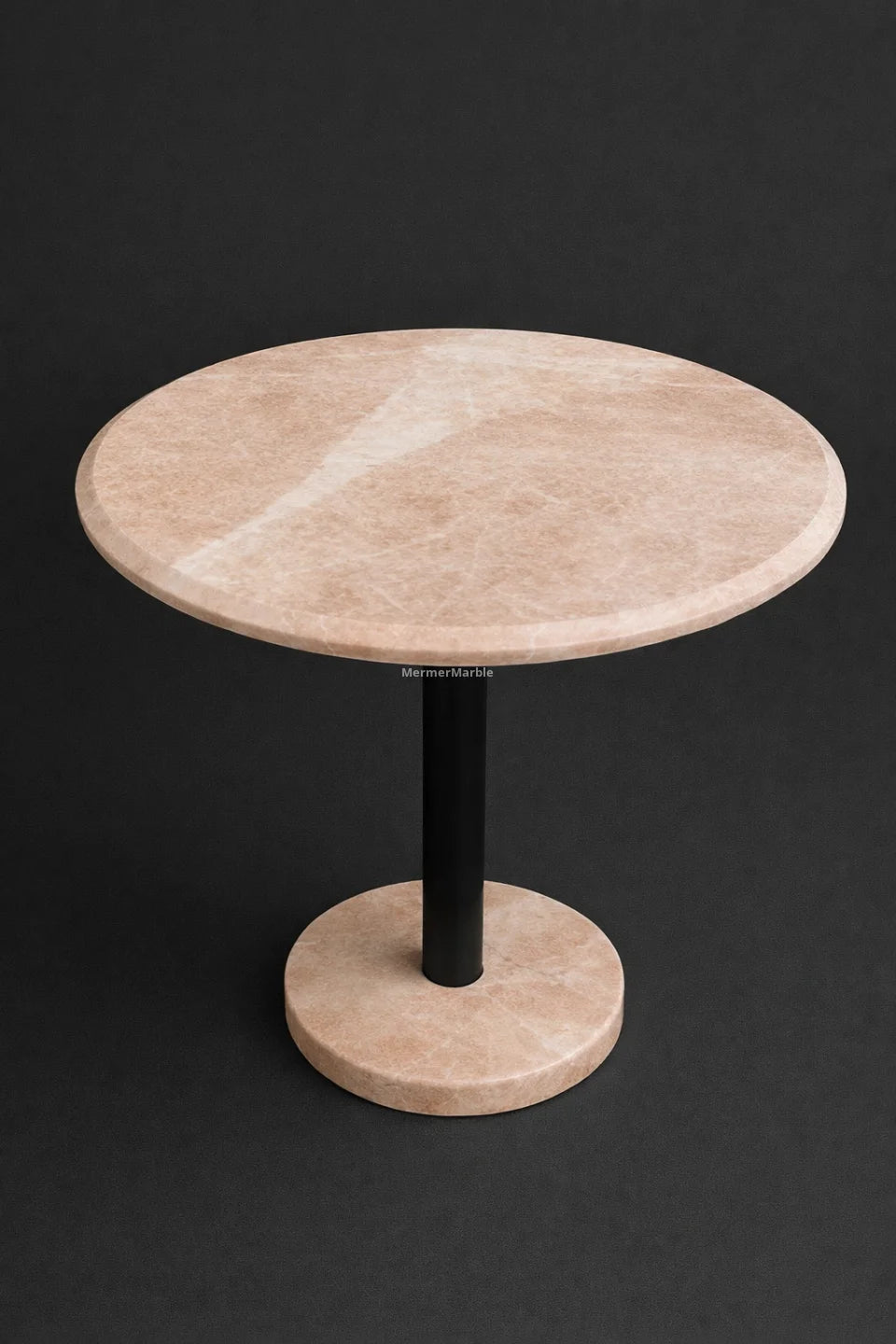 Light Emperador Mermer Kafe Masa